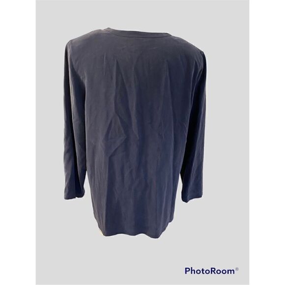 100% Silk Tunic Top.  Size XL. Washable Silk! - Picture 2 of 6